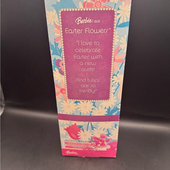Mattel Easter Flowers Barbie Doll Special Edition Box Is In Near Mint Condition - Picture 3 of 7